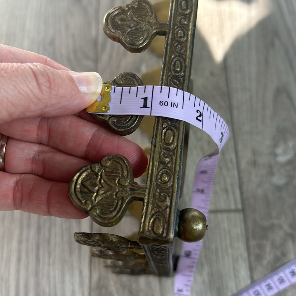 Vintage brass boho candle tray - Picture 5 of 5
